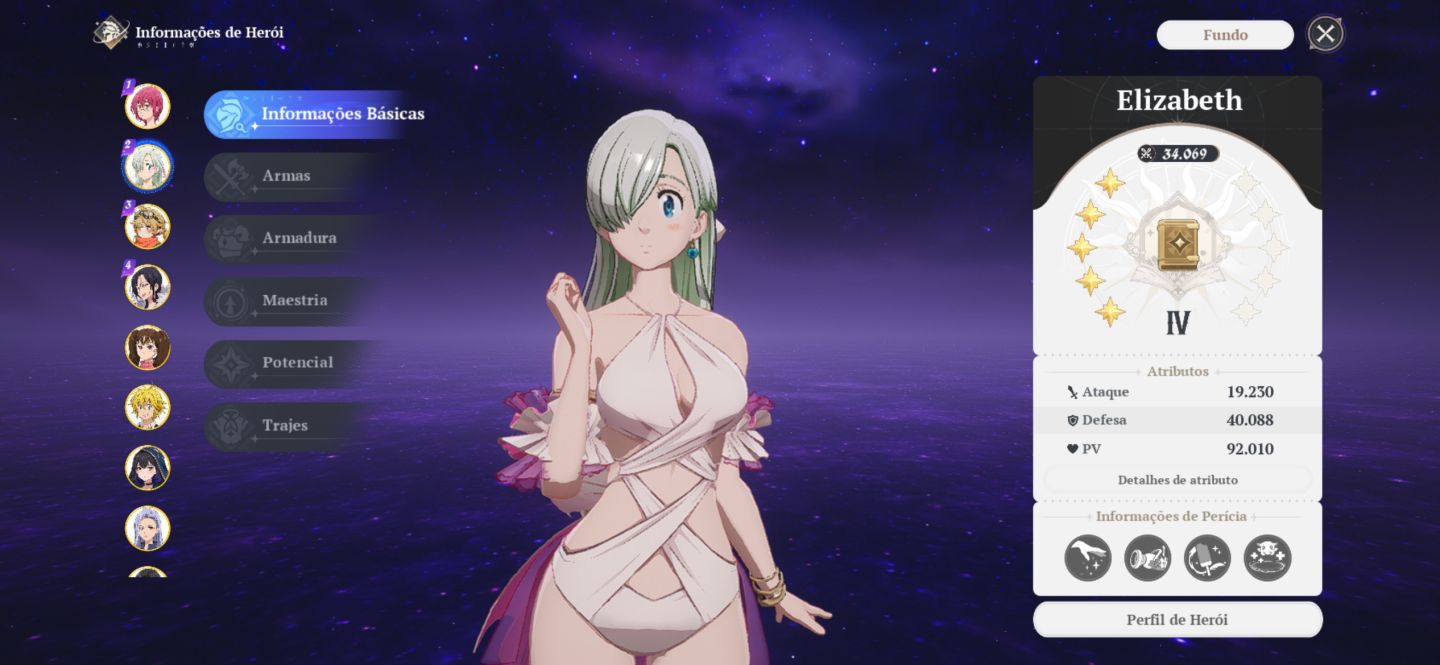 Conta forte com merlin p7 e meliodas p7 vários outros