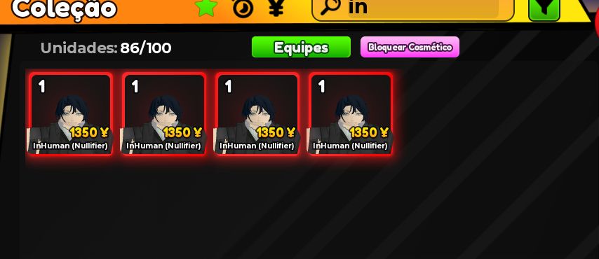Vendendo Units AA(Homura evo SSS DMG)(Shiny poseidon Evo)9xDark mage e mt mais