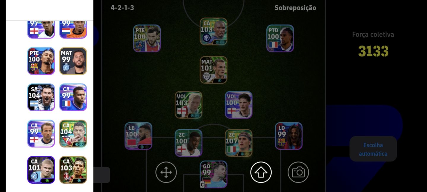 CONTA DE EFOOTBALL