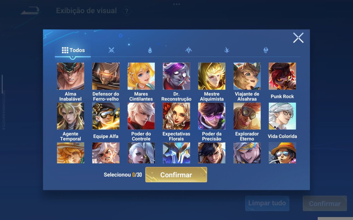 Conta Honor of Kings nível 100 + Várias skins
