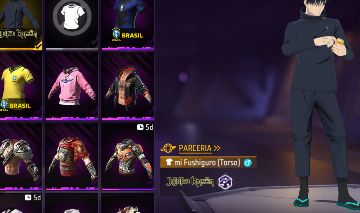 Conta ff para nao começar do zero com skin do megumi fushiguro jjk