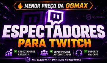 Twitch Viewers Online | 1 HORA | 24 HORA | 7 DIAS | 1 MÊS - ESPECTADORES BRASIL