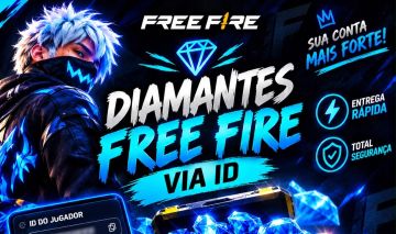 (PROMOÇÃO)DIAMANTES FREE FIRE VIA ID