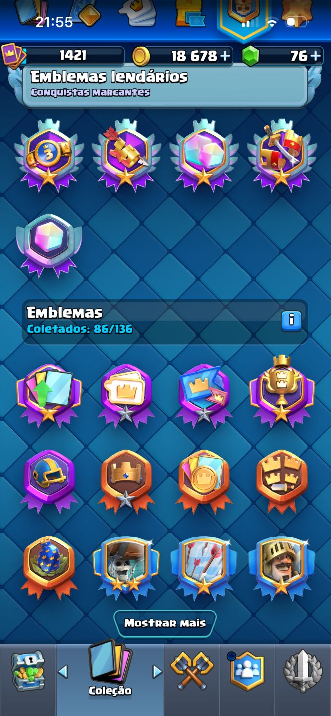 CONTA CLASH ROYALE ARENA 26 (ACEITO OFERTAS)