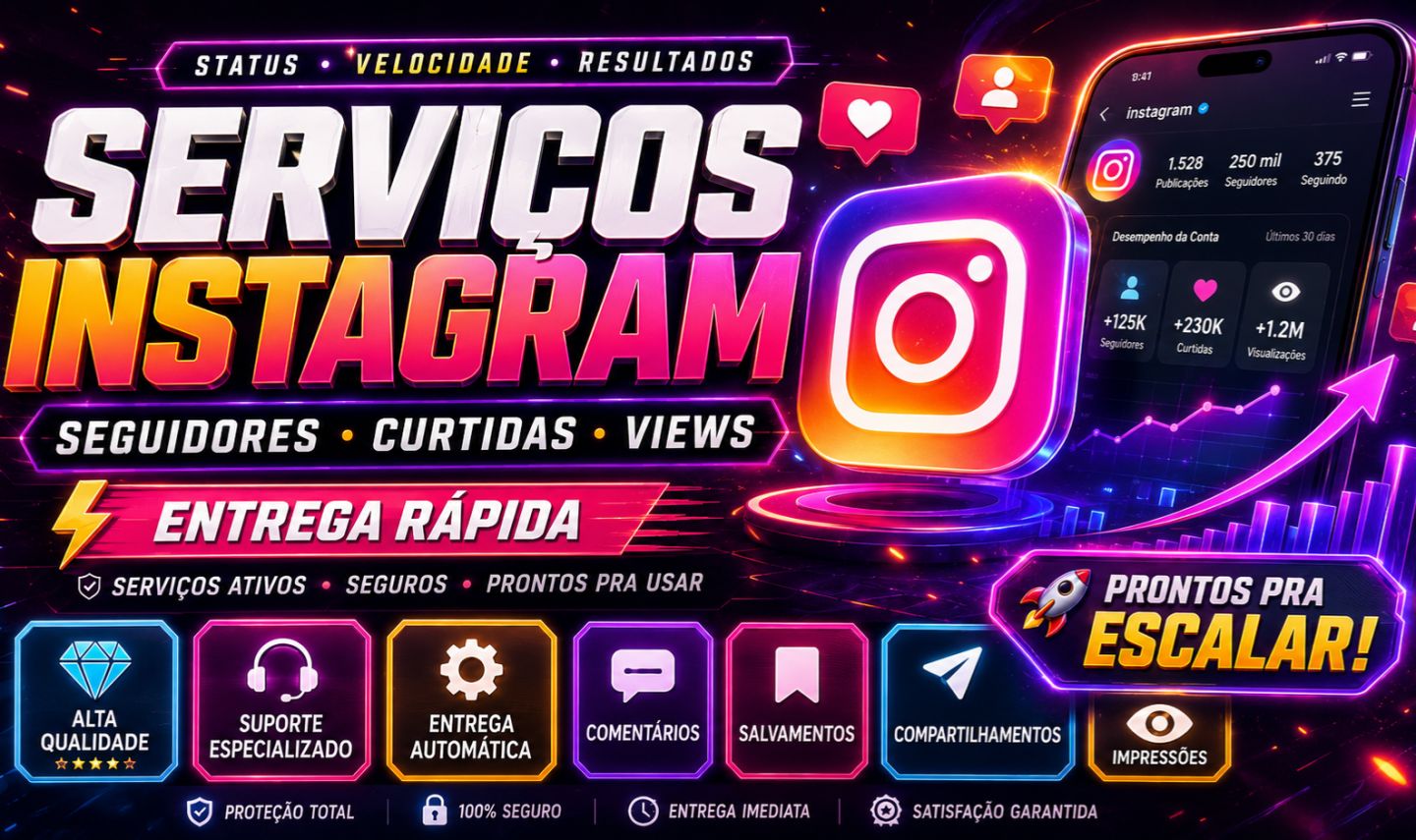 [PREÇO BAIXO] INSTAGRAM | SEGUIDORES BR/MUNDIAIS | CURTIDAS | VIEWS | REPOSTS