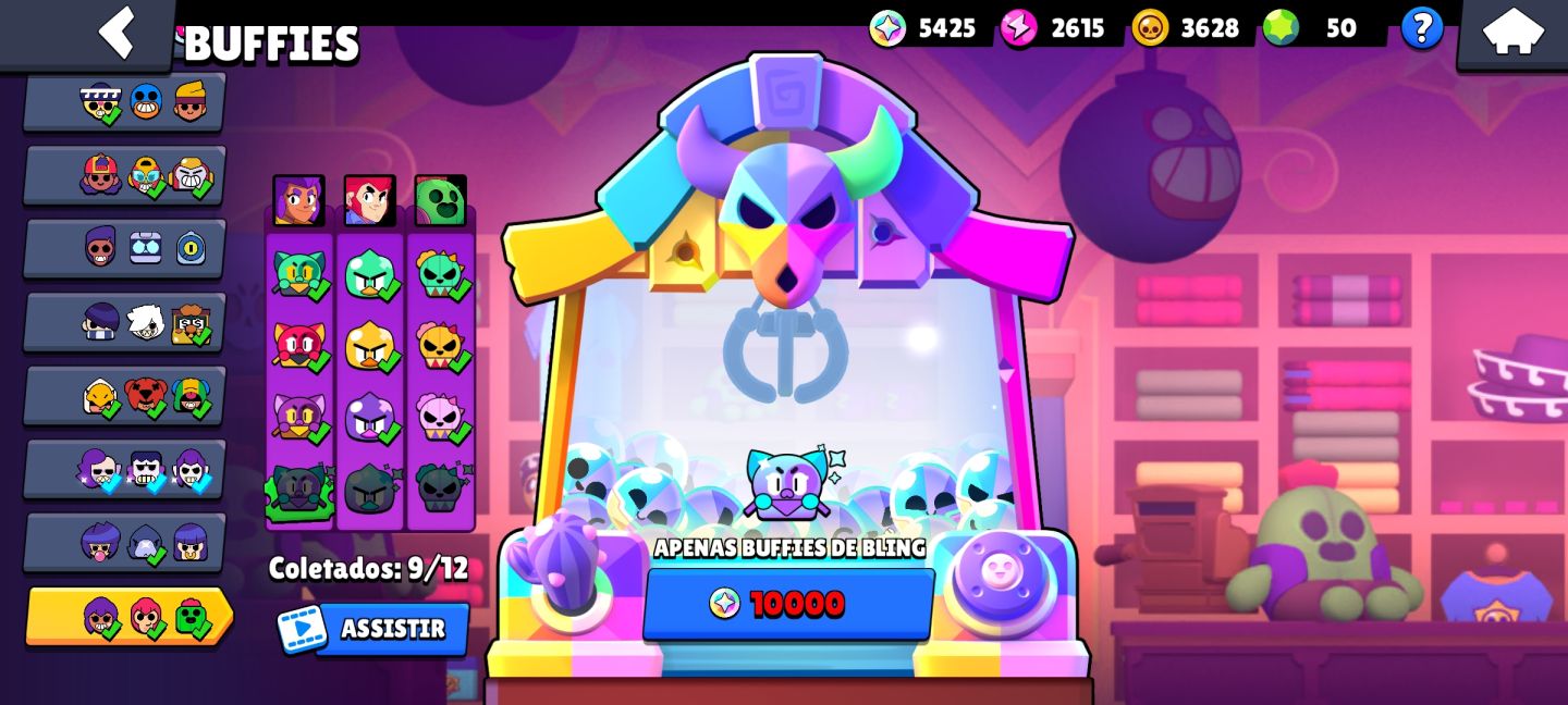 Conta Brawl Stars com 64k de troféus + todos os brawlers e MUITAS skins
