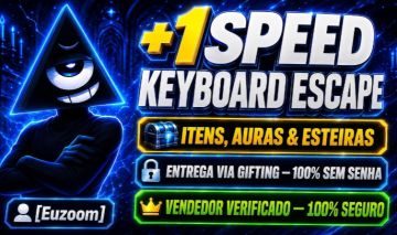+1 SPEED KEYBOARD ESCAPE (FUGA DE TECLADO) ESTEIRAS & AURAS