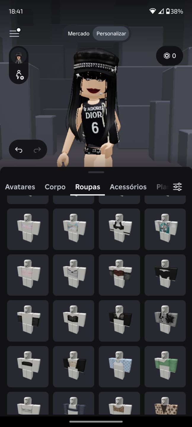 CONTA EXCLUSIVA ROBLOX: FASHION FACE + VIP NO DRESS TO IMPRESS!