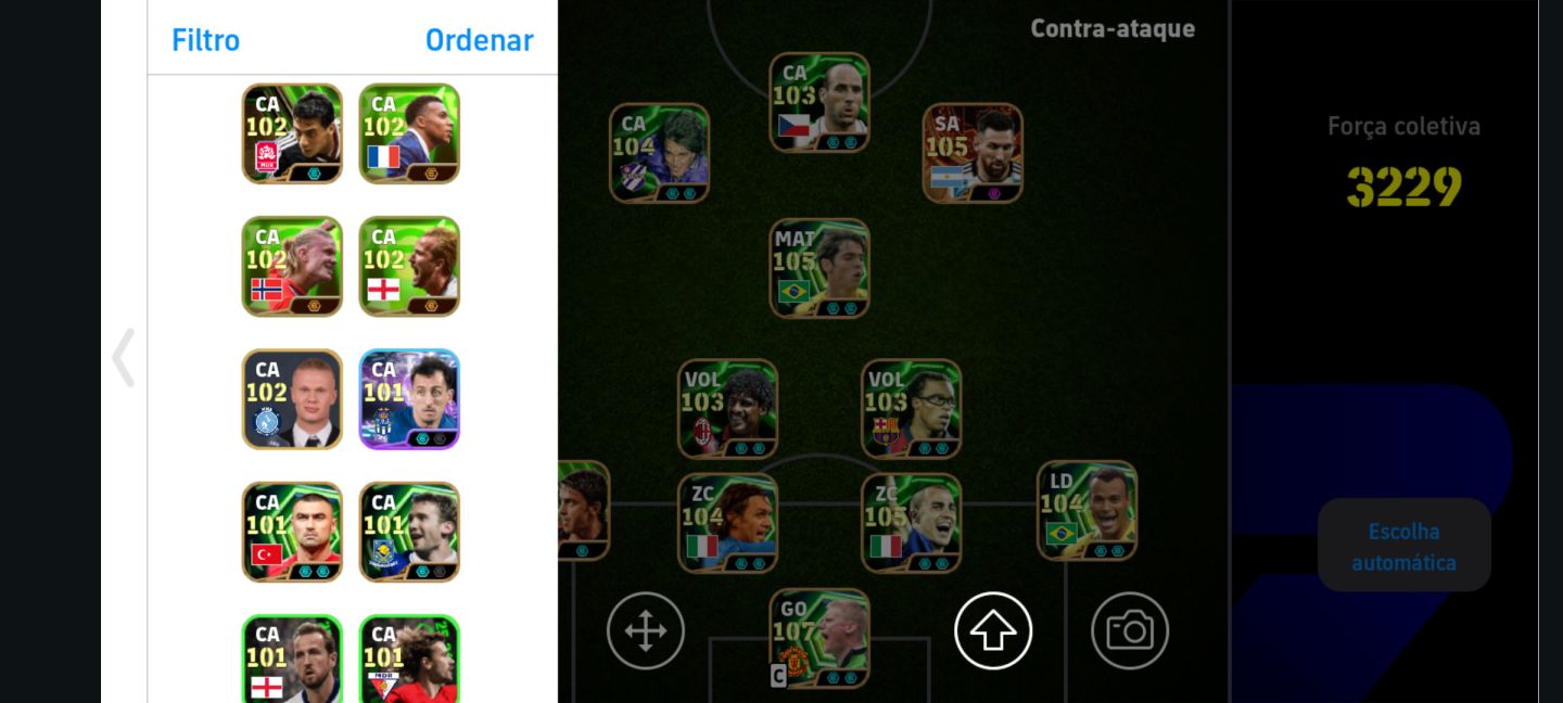 Conta Premium efootebol mobile