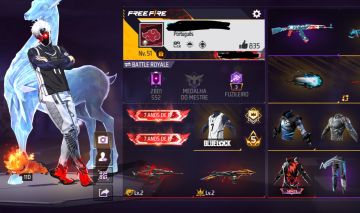 Conta free fire no preço(preço negociável)