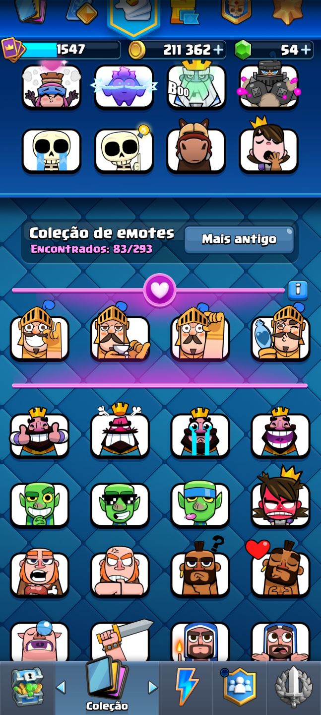 CONTA CLASH ROYALE TOP | 10.950 TROFÉUS MÁX. | GRANDE CAMPEÃO | 3 CARTAS NVL 16