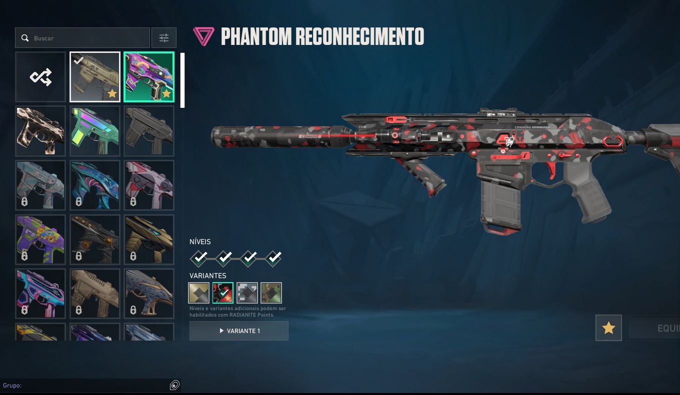 VALORANT / MUITAS SKINS / MAIS DE 1000REAIS GASTOS / OURO 2 ATUALMENTE
