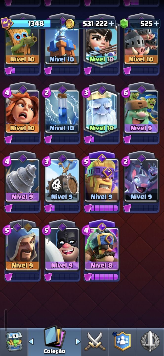 Conta Clash Royale 10k+ Troféus
