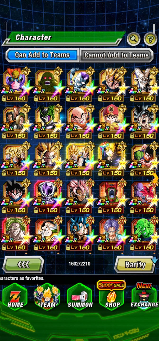 Conta Dokkan Battle Com Todos os LRs Da Celebração