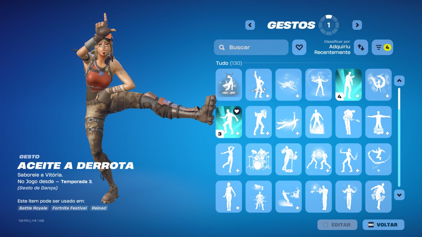 CONTA DE FORTNITE SEASON 2, 3, 4 + TUBARÃO MAKO + STW OG!!!!