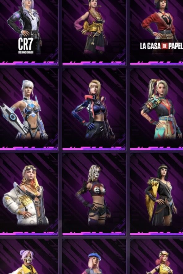 CONTA DE FREE FIRE FEMININA GEMADA SUPER ANTIGA 7 ANOS DE FREE FIRE