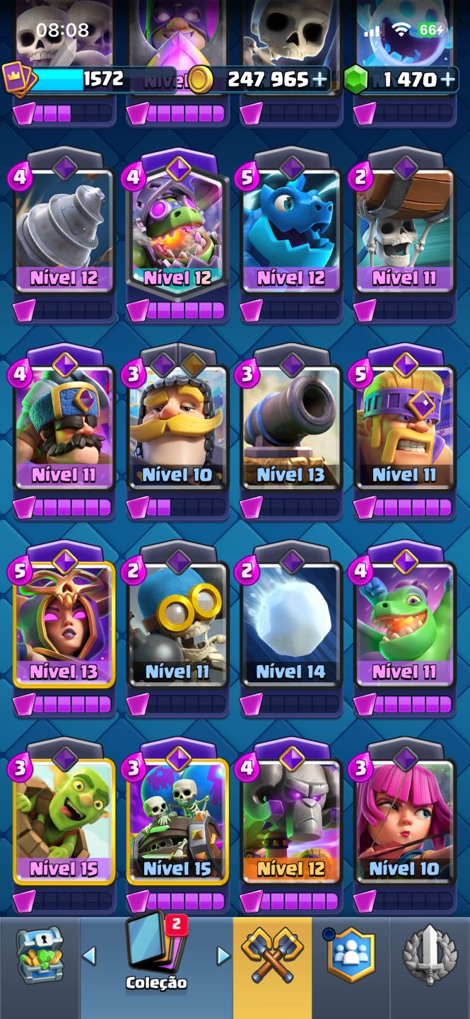 CONTA TOP CLASH ROYALE