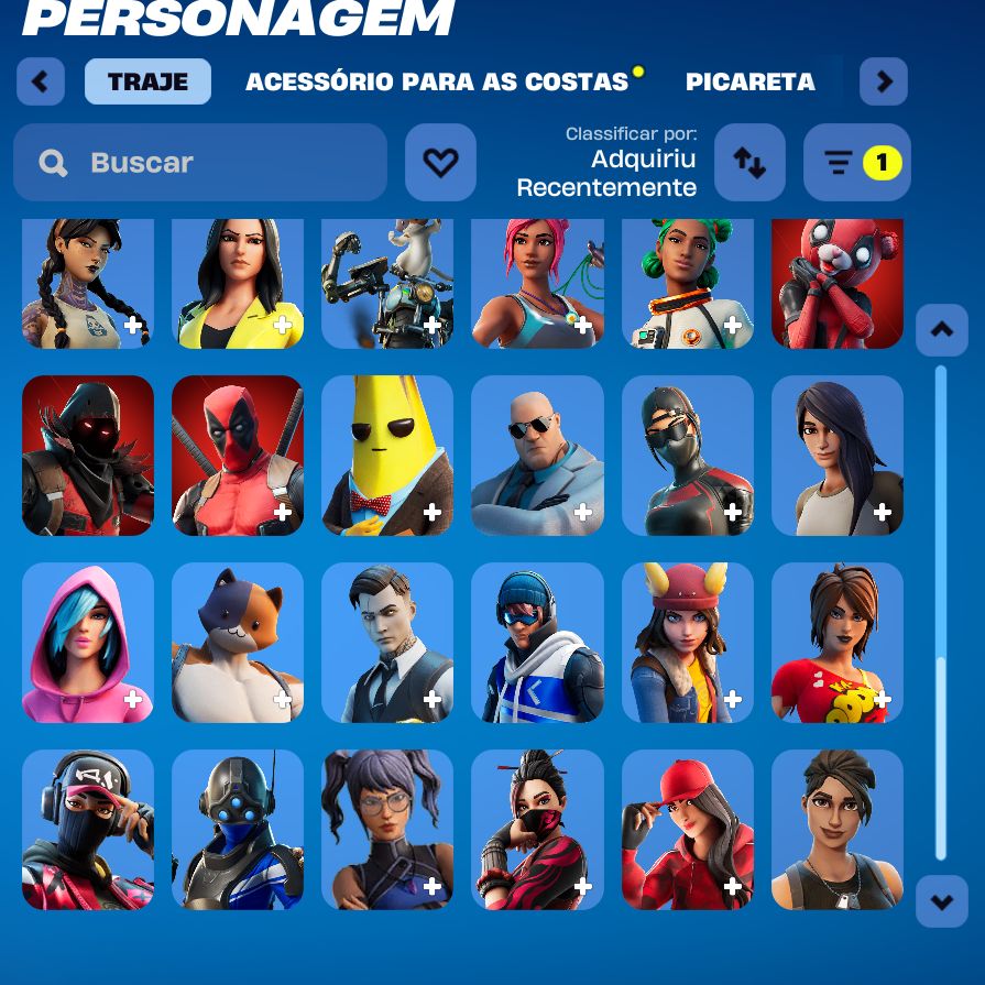 CONTA FORTNITE