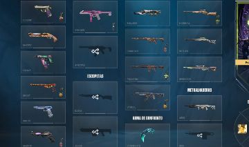 Conta valorant com mais de 20 vandal e muitas outras skins, passes e exclusivas