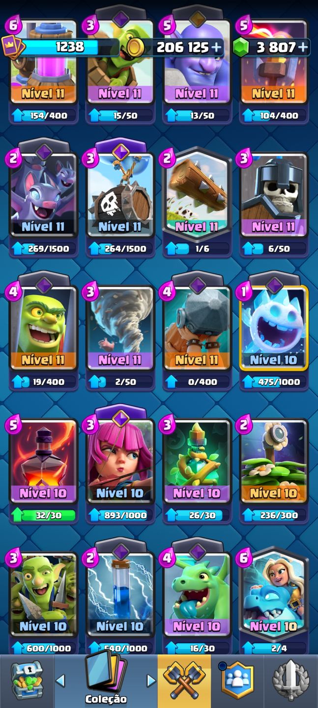 CONTA TOP CLASH ROYALE!
