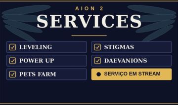 Aion 2 , services, leveling e aumento de poder