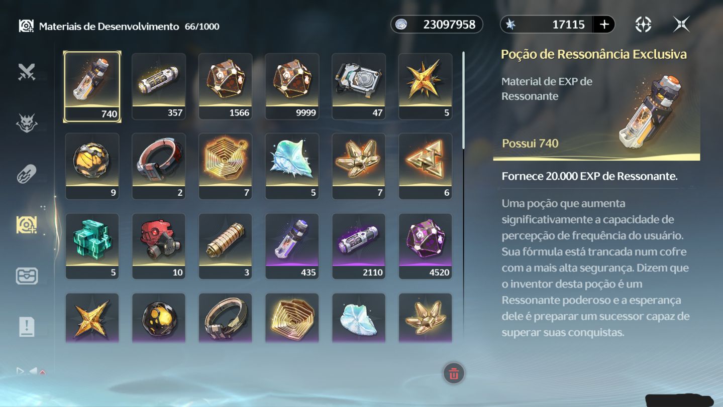 CONTA WUTHERING WAVES - HSIN S6 + SIGN | REBECCA (COLAB) + 17K DE ASTRITE