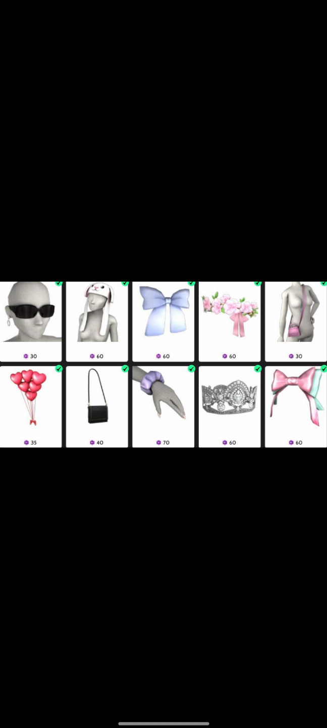 CONTA FEMININA + 1500 + ROUPAS + ITENS RAROS