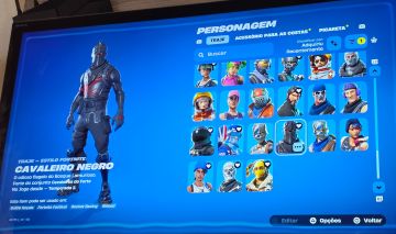 Conta Fortnite com cavaleiro negro, s2 até s6, skin twitch prime 1 e 2 e stw old