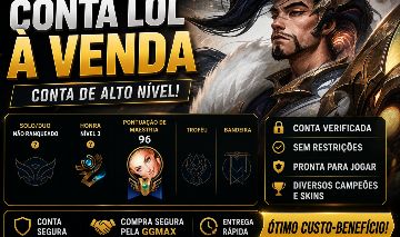 Conta de lol lvl 30 unranked