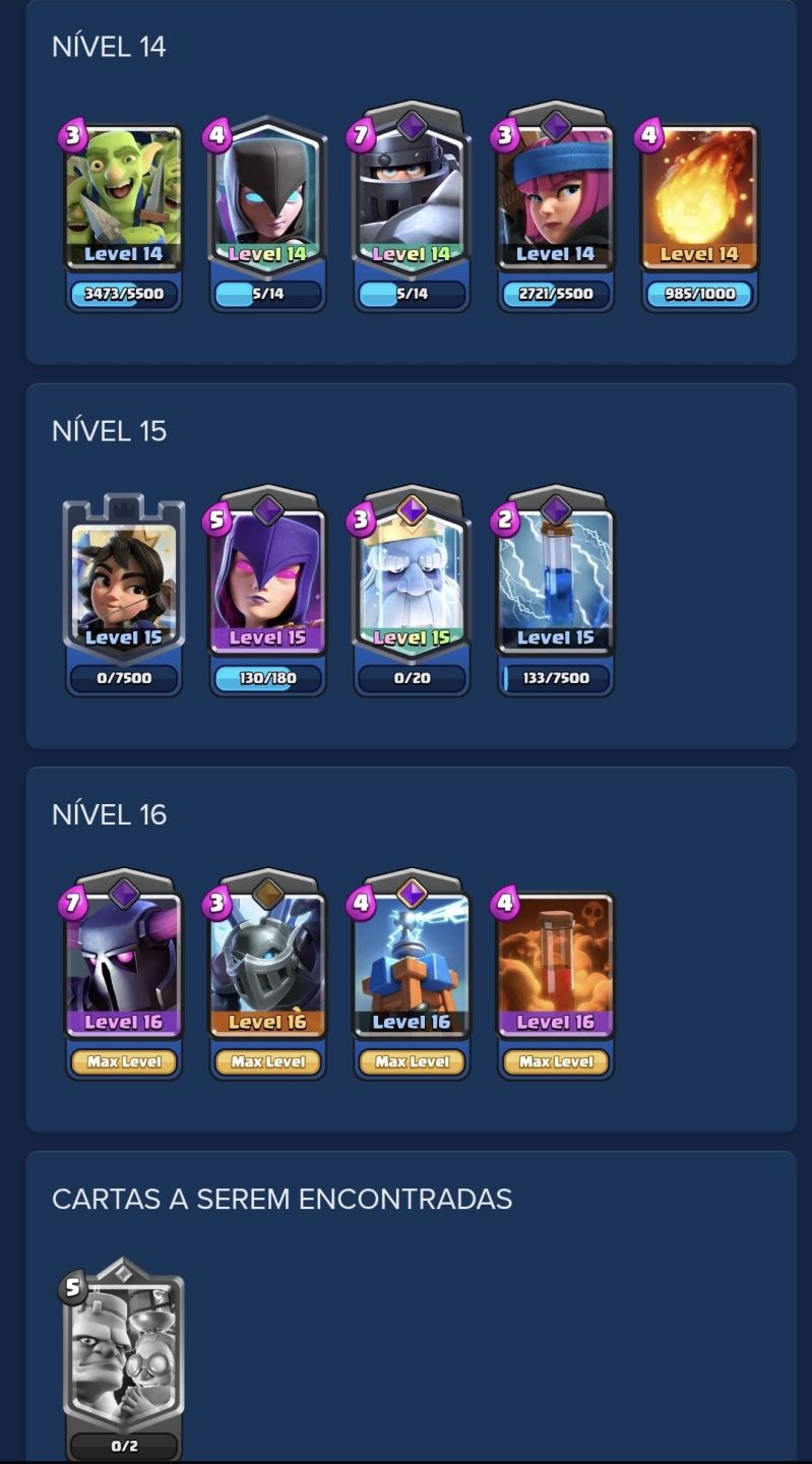 COMBO de conta clash royale e clash of clans