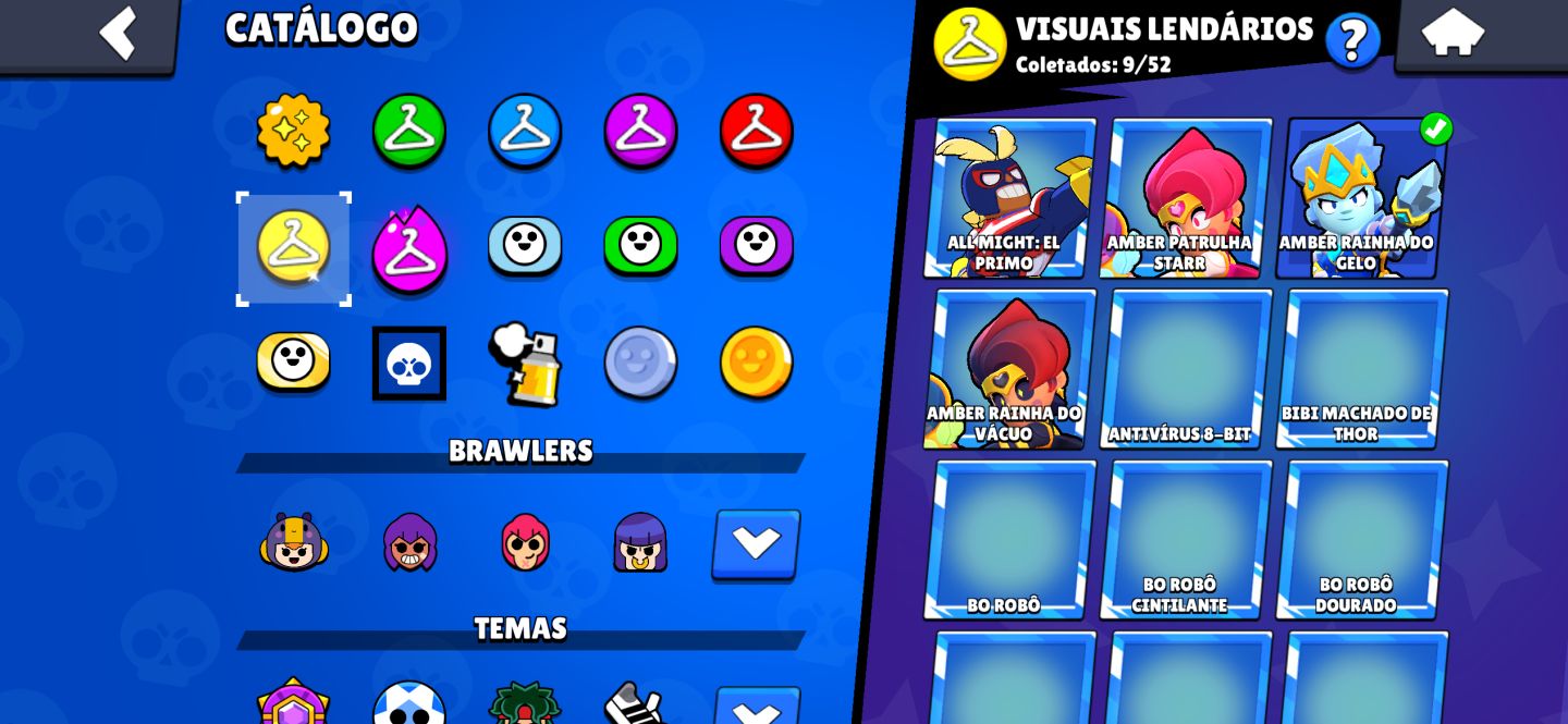 Conta brawl stars 63k + 362 skins