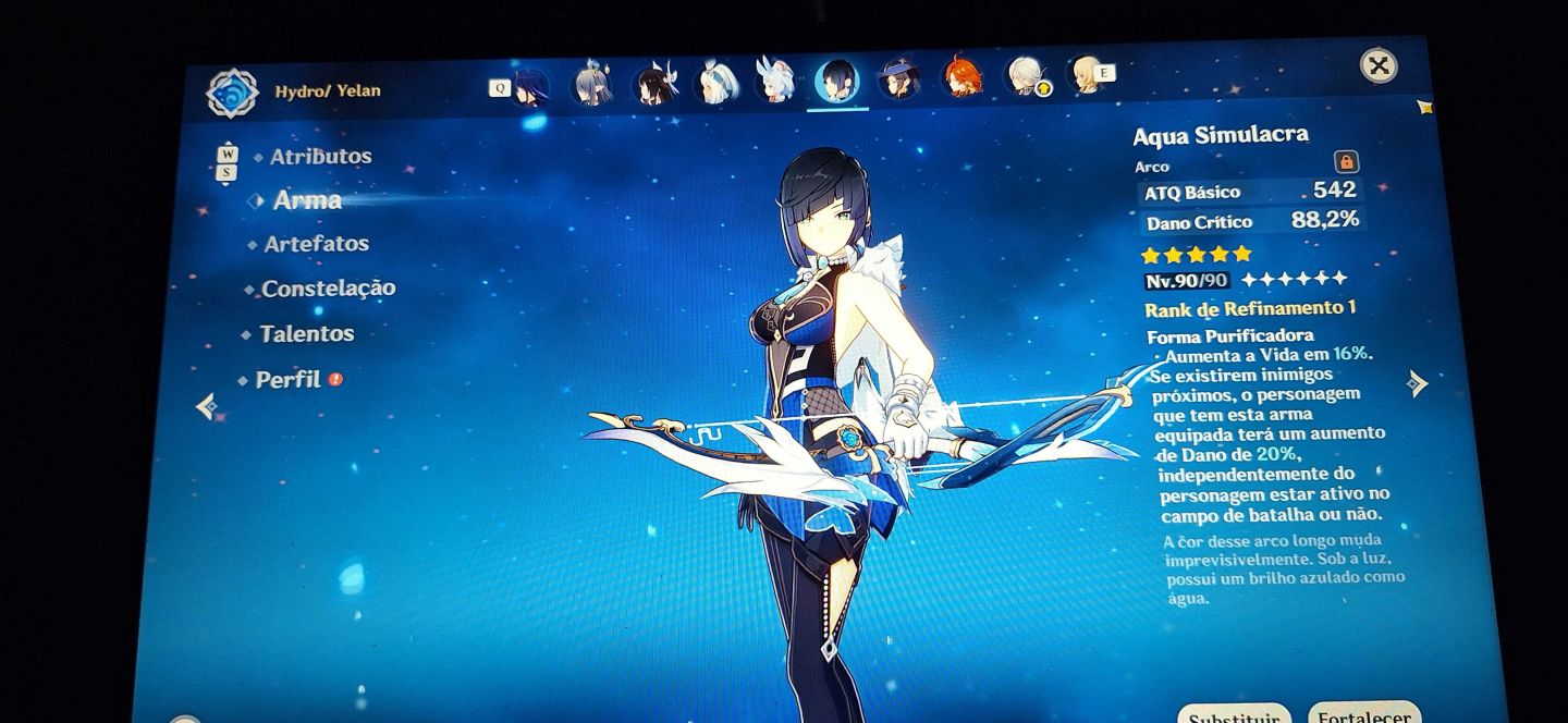 Conta Genshin ar60 34t5 limitados + Aloy