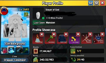 CONTA ULTRA OG 17M BOUNTY GPO MAX 577 HAKI KITSUNE/RAINBOW 4