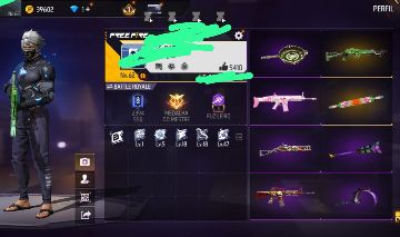 Conta Free Fire Top | Skins Raras