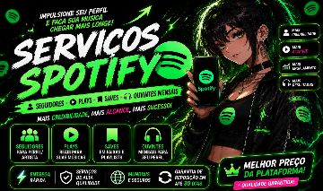 [MENOR PREÇO!!!] SEGUIDORES, PLAYS, SAVES - SPOTIFY