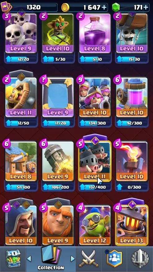 CONTA CLASH ROYALE 8.200+ TROFÉUS | 121/122 CARTAS | MEGA CAVALEIRO LVL 13