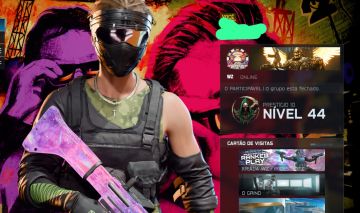 CONTA WARZONE IRIDESCENTE + PRESTÍGIO 10 level 44 + CAMU CHERRY FIZZ