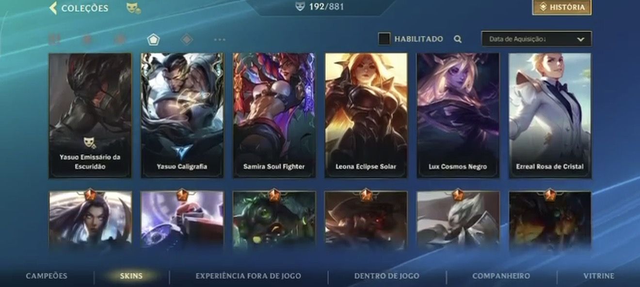 Conta Wild rift com Lux prestígio e Yasuo prestigio