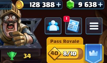 CONTA CLASH ROYALE C/9K GEMAS!