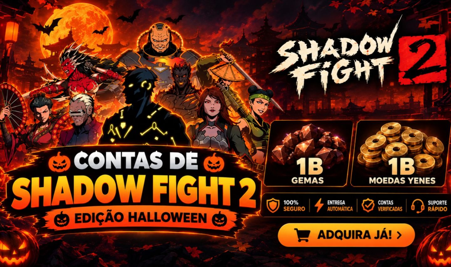 CONTA DE SHADOW FIGHT 2 COM MUITO DINHEIRO