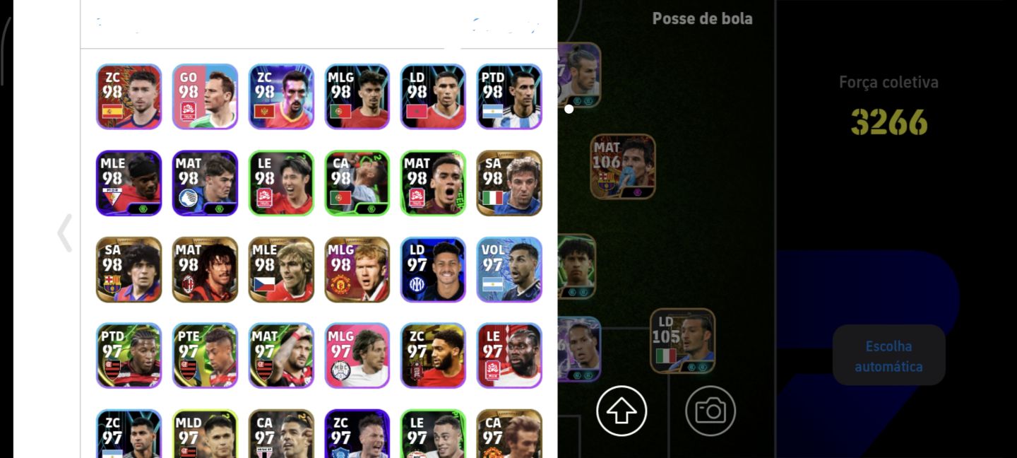 Conta Efootball Raridade! Bale Naruto + Pirlo +Etoo +Buffon prime e ++!!