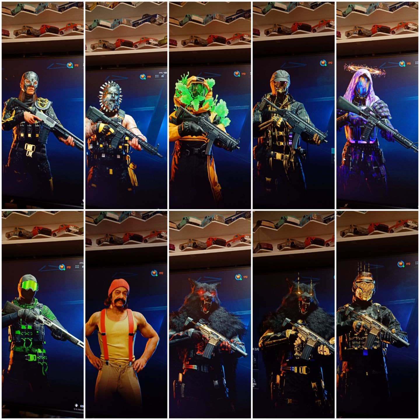Conta de warzone com skin que são procuradas, Palhaço sinistro,Snoop Dogg, Izzy