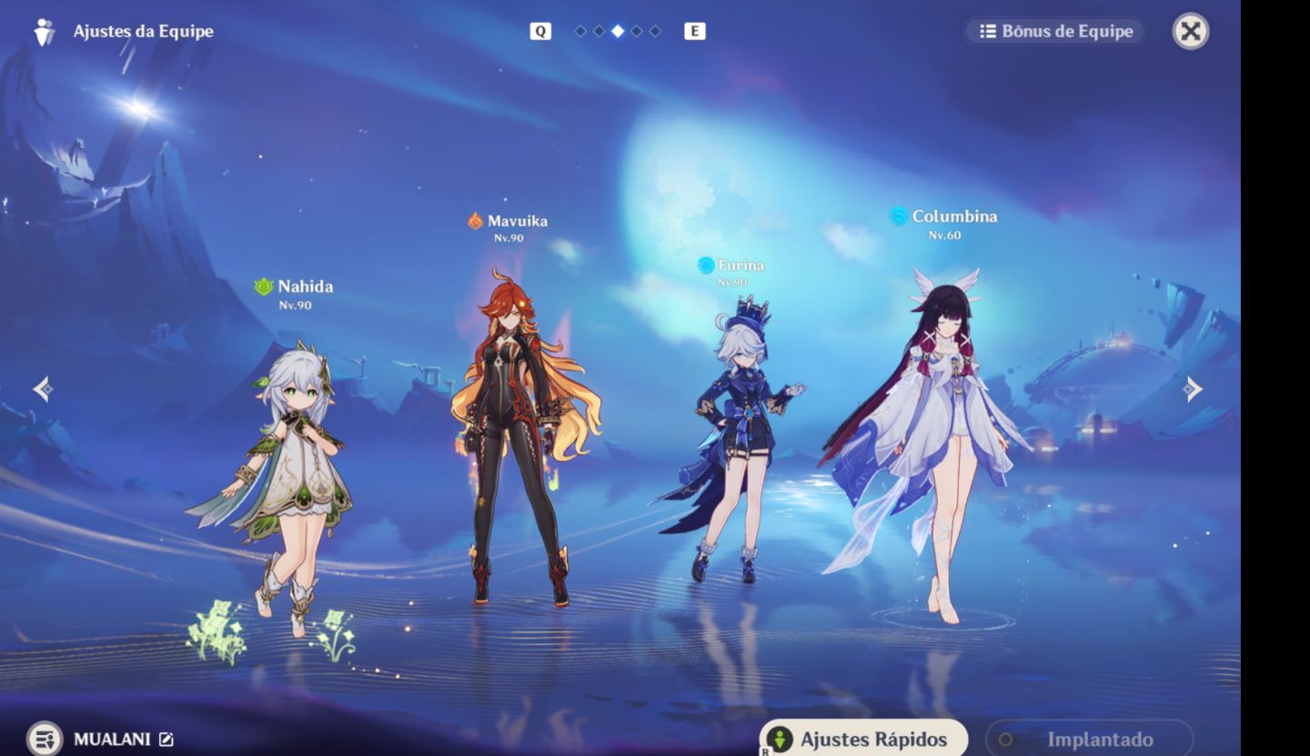 CONTA GENSHIN IMPACT//16 T5, Columbina,Nahida, Mavuika,Arlecchino,Furina,Kazuha