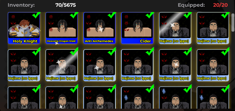 Serviços anime fighters simulator (preços ajustados)
