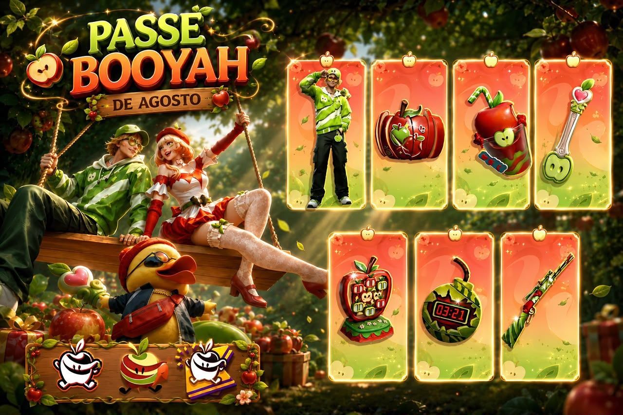 PASSE DE ELITE BOOYAH PREMIUM FREE FIRE ENTREGA RÁPIDA! VIA ID SEM ADICIONAR