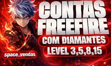 [SUPER OFERTA] CONTAS FREE FIRE LVL15 + 300 DIAMANTES + TROCA NICK + REI CAVEIRA