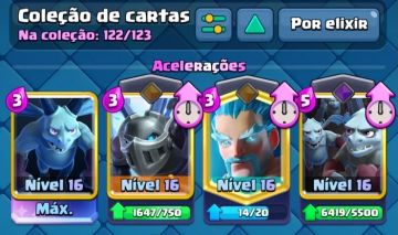CONTA COM 14K DE TROFEUS + 122 CARTAS + 2400 GEMAS, 100% SEGURA! SÃO ANOS UPANDO
