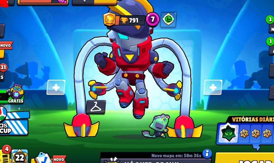 CONTA BRAWL STARS 40K COM 82 BRAWLERS, SKINS E 300 GEMAS INCLUSAS
