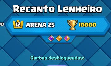CONTA CLASH ROYALE 10 MIL TROFÉUS, E 12 CARTAS EVOLUÍDAS