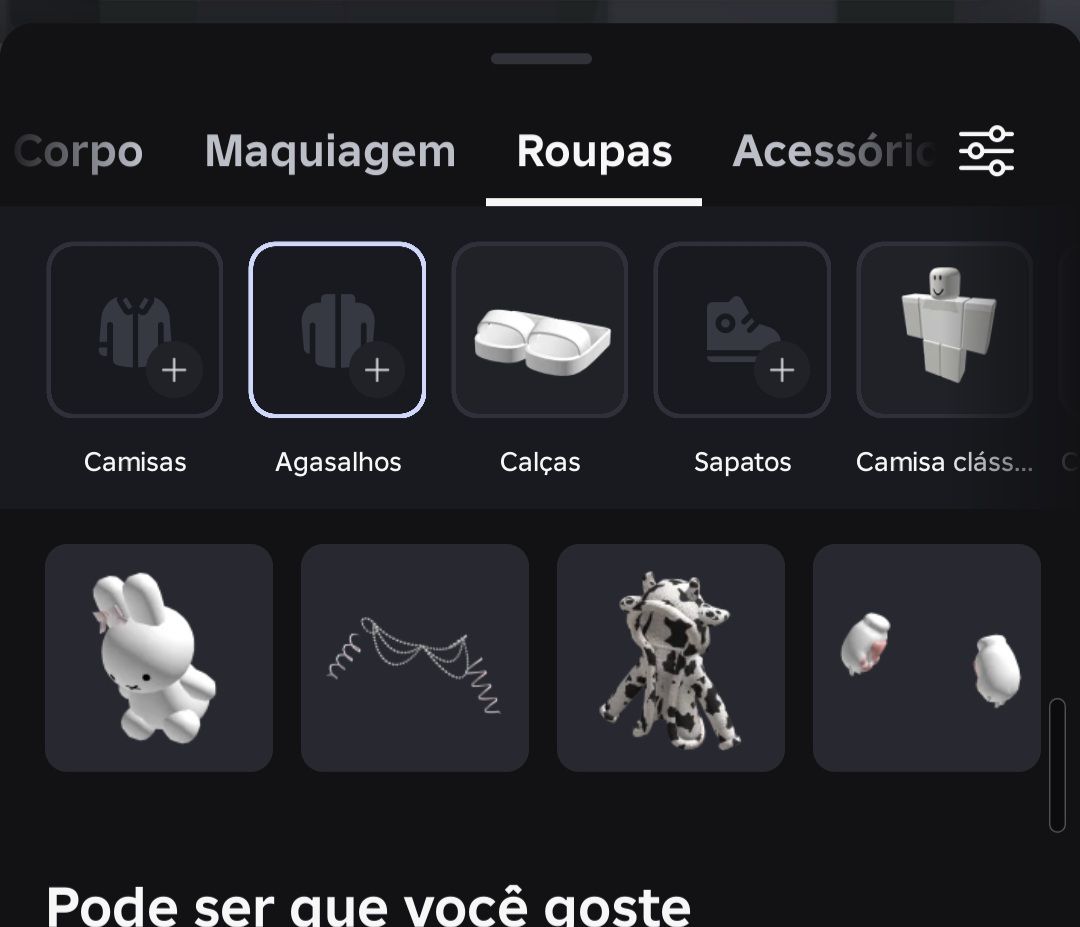 Conta de roblox feminina
